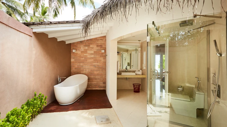 Beach Villa with a Pool